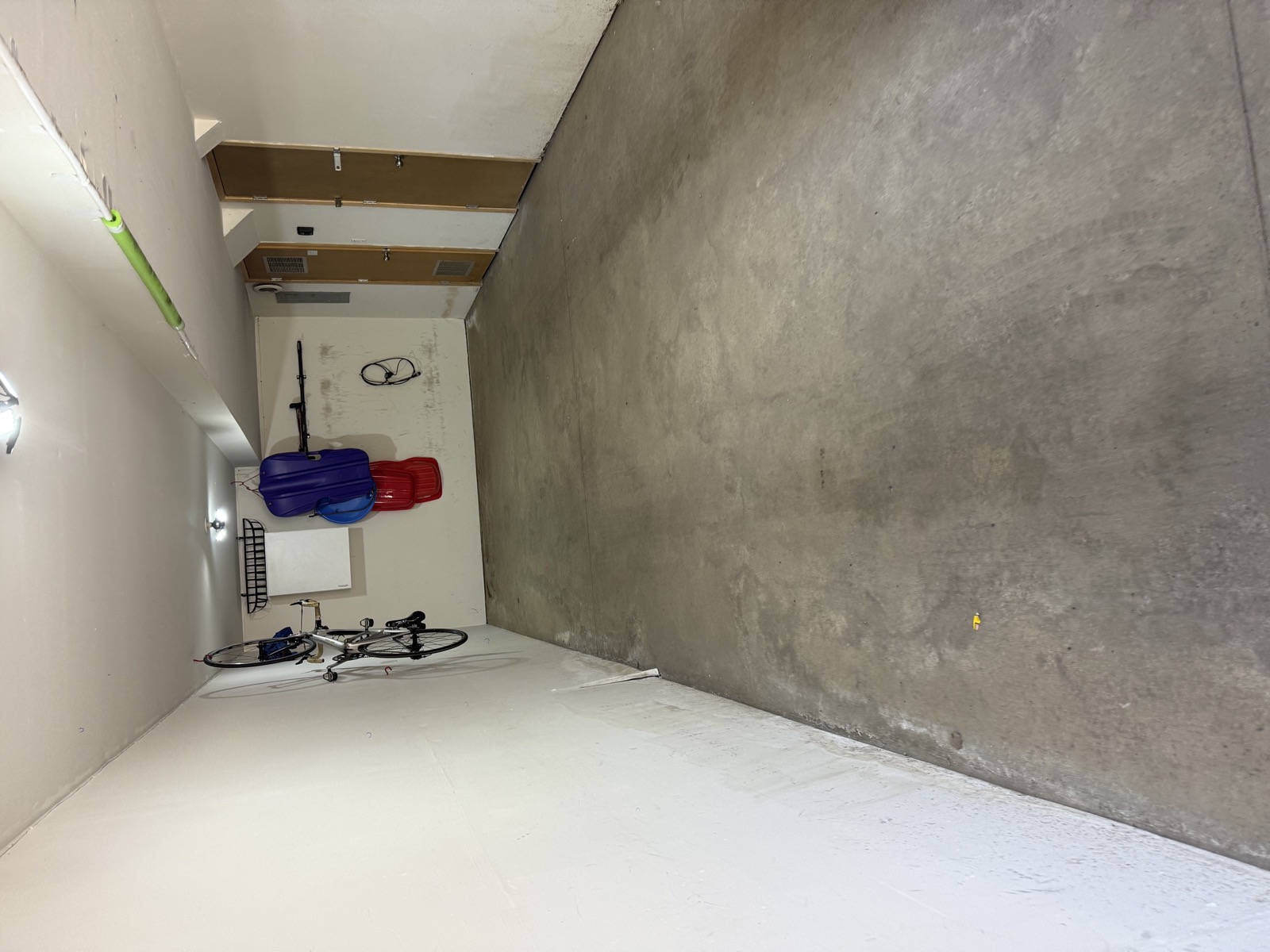 Before — bare concrete garage floor in Frisco CO